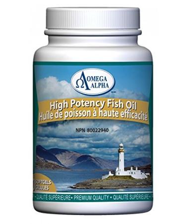 Omega Alpha High Potency Fish Oil 90 Softgels