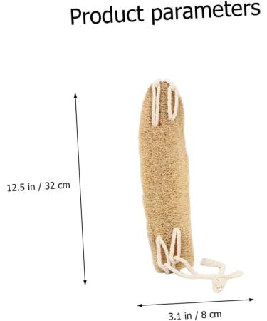 Loofah Bath Towel Scrubber - Exfoliating Bath Sponge & Back Scrubber for Travel - Beige - International Shipping Available - Buy Online on SooperMarket.com