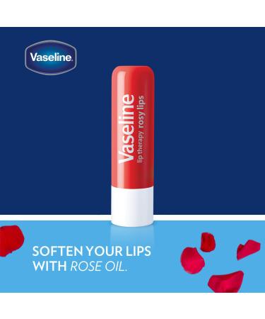 Vaseline Lip Therapy Rosy Lips - Hydrating Lip Balm Pack of 8 | Moisturizing Stick for Dry Lips - 0.16 Oz Each - Buy Online on SooperMarket.com