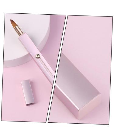 Buy Housoutil Dual-Purpose Lip & Concealer Brush - Mini Telescopic Makeup Brush for Lipsticks & Gloss - Pink Cosmetic Tool - Buy Online on SooperMarket.com