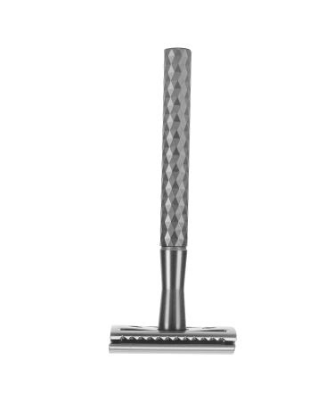 Men's Double-Sided Reusable Razor - Safety Barschneider Handle Beard Cutter | Manual Two-Sided Blade for Precision Grooming - Buy Online on SooperMarket.com