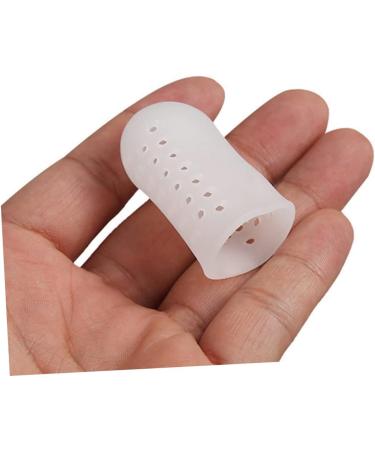 BESPORTBLE Silicone Gel High Heel Protectors - 6 Pairs/12pcs Toe Caps for Running & Protection Tools - White 4.5X2.1 cm - Buy Online on SooperMarket.com