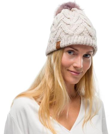 Buff Unisex Knit & Polar Hat - Warm Knitted & Fleece Winter Accessory - One Size Fits All - Buy Online on SooperMarket.com