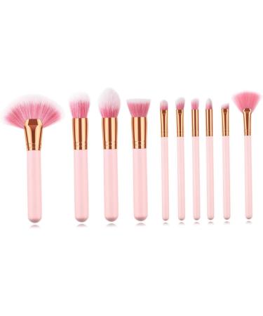 Baluue 2pcs Makeup Brush for Woman Makeup Brushed Concealer Brush Highlighter Cosmetics Powder Brush Wooden - Buy Online on SooperMarket.com