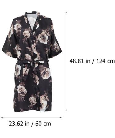 PACKOVE 2pcs Salon Client Gown Robes Cape Hairdressing Gown Smock Salon Barber Gown Kimono Style for Hair Cutting Hair Coloring Spa - Buy Online on SooperMarket.com