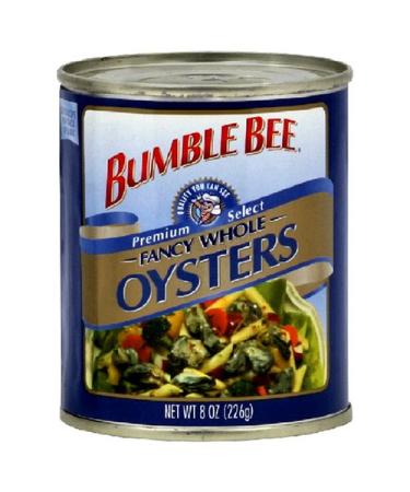 Bumble Bee, Oysters Fancy Whole Premium Select, 8 oz