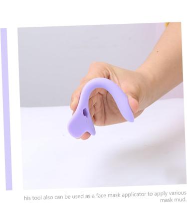 Mikinona Eyelashes Kit Eyeliner Aid Creamy Eyeshadow Lash Kit Mascara Drawing Aids Marscara Drawing Aid Multifunction Spoon 11.7X5.9CM Violet - Buy Online on SooperMarket.com
