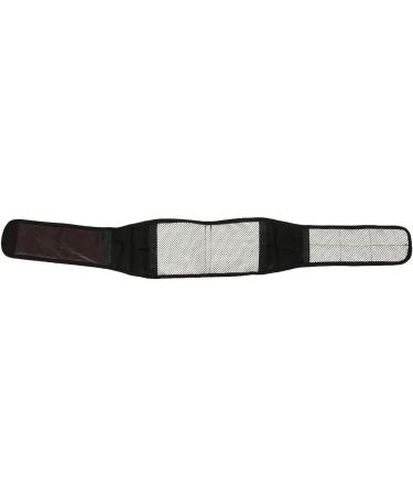 Self-Heating Black Belt | Tourmaline Magnetic Therapy Lumbar Support for Pain Relief - Buy Online on SooperMarket.com