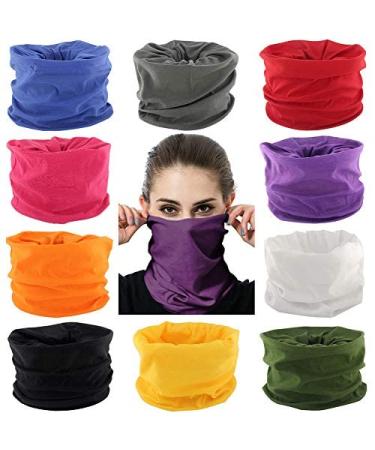 Cutewing Multi Headwear Tube Bandanas Seamless Neck Gaiter Face Mask Magic Scarf Headband Balaclava Gator Masks Sweatband No5
