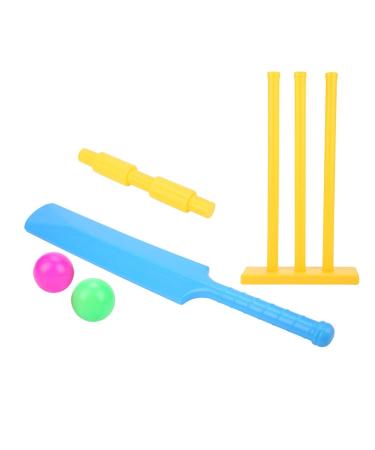 Aramox Cricket Kit, ABS Outdoor Kids Cricket Sports Game Play Set with Cricket Bat and Batting Board for Children Boys Girls Garden Backyard Beach Park Cricket Playing