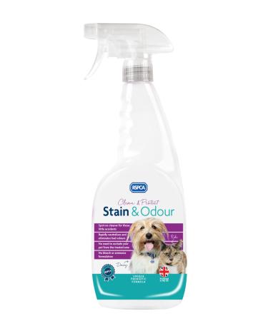 RSPCA 750ml Pet Stain and Odour Remover Wee Away | Pet Friendly | Probiotic Cleaning - Discourage From Repeat Marking