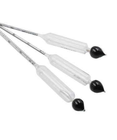Box of 3Pcs Spirit Alcohol Meter Hydrometer 0-40% 0-70% 0-100% - Buy Online on SooperMarket.com