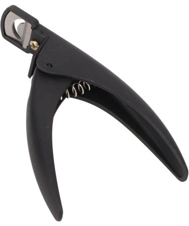 Nail Tip Cutter Stainless Steel DIY Portable False Nail Tip Clipper Adjustable for Round Nail(Black) - Buy Online on SooperMarket.com