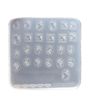 3D Nail Mold With Variety Of Patterns Template Carving Sticker Stencil Tools Moulds For Nail Enthusiasts And Salons 6