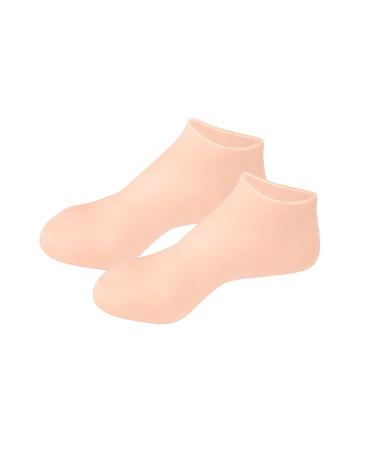 kawehiop Toe Socks with Soft Silicone Gel for Foot Care Cushioned and Supportive Skin M 1Set 1Set Skin M