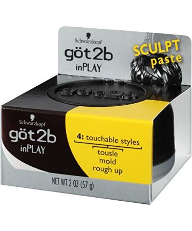 Got2b Inplay Hair Paste 2.0 oz - Strong Hold Styling Paste (Pack of 1) - Buy Online on SooperMarket.com
