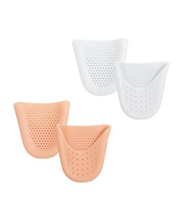 Features Socks for Women 2 Pairs Toe Sleeve High Heel Protectors Silicone Socks Silicone Toe Pouch Non- Skid Toe Topper Toe Guards Toe Covers Comfortable Toe Pouches Miss