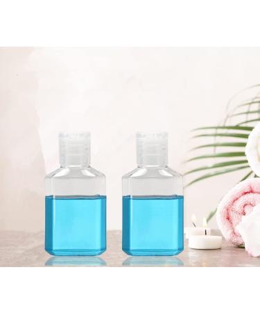 Vinsencoo 50 Pcs 1oz Mini Plastic Empty Bottles with Flip Cap - Portable Travel Size for Hand Sanitizer, Shampoo, Conditioner - Reusable - Baby Shower, Wedding Party Favors - Buy Online on SooperMarket.com