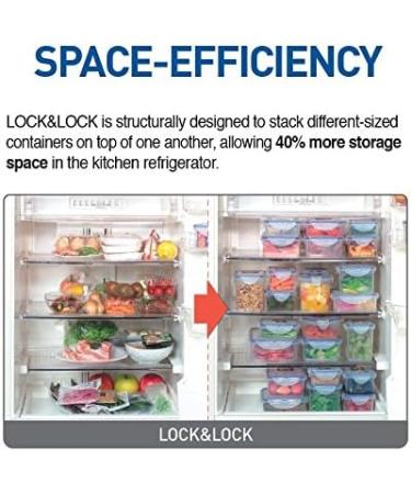 Lock & Lock HPL809 Pasta/Food Storage Container 1.3L - 3 Pack | Durable & Airtight | International Shipping Available - Buy Online on SooperMarket.com