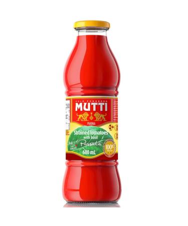 Mutti Passata Tomato with Basil Puree 680 Mililiters