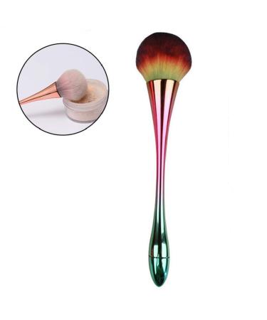 Professional Foundation Powder Brush - Metal Handle Synthetic Bristles | Perfect for Blending Concealers & Makeup - International Shipping Available - Buy Online on SooperMarket.com