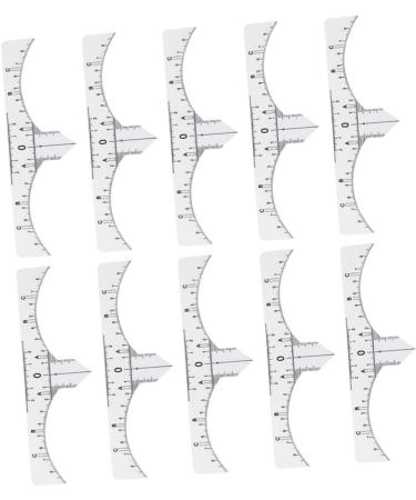 NOLITOY 20 Pcs Eyebrow Guide Measure Tool Microblading Eyebrow Ruler Artifact Disposable - Buy Online on SooperMarket.com