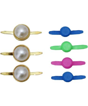 500Pcs Mixed Color Metal Brads Kit for Scrapbooking, Paper Crafts & DIY Projects - Buy Online on SooperMarket.com