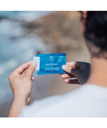 Oars + Alps Face and Body Wipes | Dermatologist Tested, Infused with Caffeine and Menthol | TSA Friendly | 14 Wipes - Buy Online on SooperMarket.com