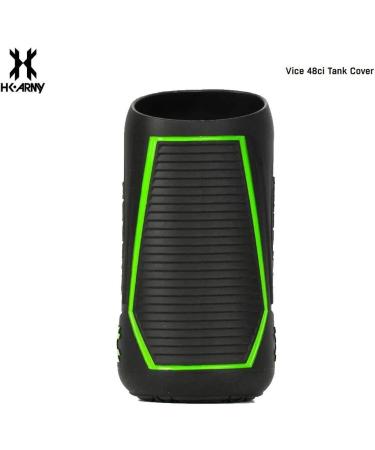 HK Army Vice 48ci Tank Cover - Black/Green | Durable Protection for Paintball Tanks - Buy Online on SooperMarket.com