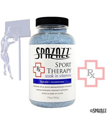 Spazazz SPZ-607 RX Sport Therapy Rebuild Crystals 19 oz | Container for Muscle Recovery - Buy Online on SooperMarket.com