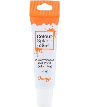 Highly Concentrated Orange Food Colouring Gel Tube - 25g | Easy to Use Squeezy Tube for Bright, Eye-Catching Cakes - Buy Online on SooperMarket.com