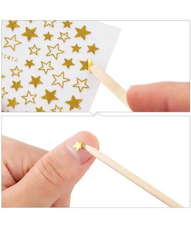 GnHG Rose Wooden Stick Manicure - 100 Pack Orange Wood Nail Shatings for Cuticle Care & Decoration Application - Buy Online on SooperMarket.com