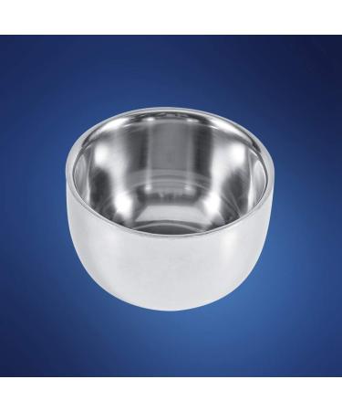 Premium Stainless Steel Shaving Soap Bowl Mug | Barber Foam Cup & Brush Tool - International Shipping - Buy Online on SooperMarket.com