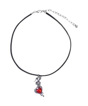 Oralgo's necklace with rabbit patch adjustable length collarbone chains fashionable Halloween keybeat chain jewelry for women