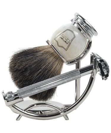 Chrome Razor and Shaving Brush Stand - Super Safety Razors - Buy Online on SooperMarket.com