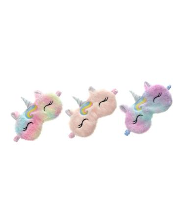 Chrismas Gift 3pcs Unicorn Eye Patch Eye Patch for Travel Eye Mask for Sleeping Animal Eye Shades Blindfold Eye Protector Lovely Eye Mask Multifunctional Eye Mask Chrismas Gifts