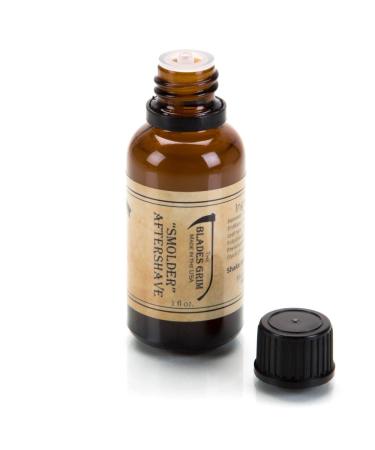 Aftershave Oil Handmade in the USA (Smolder 1oz)