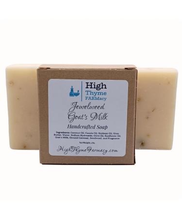 Jewelweed Goat's Milk & Oatmeal Soap - Handcrafted 5 Oz Goat Milk Soap Bar for Nourished Skin - Buy Online on SooperMarket.com