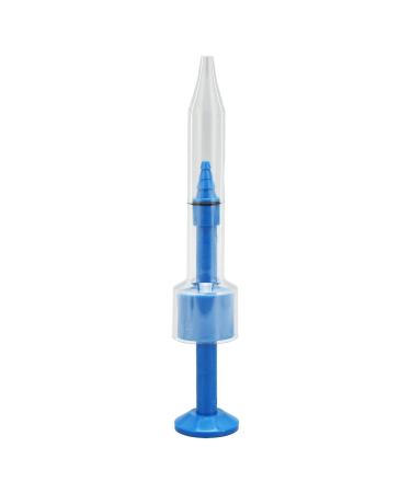 Ear Impression Injector Portable Safe Earmold Syringe Ergonomic PP Refillable for Sampling(Blue)