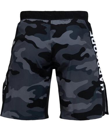 Hardcore Training Night Camo 2.0 Fight Shorts for Men - MMA, Boxing, BJJ, Muay Thai | No Gi Medium Size - Buy Online on SooperMarket.com