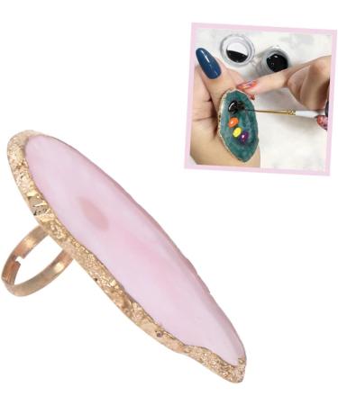 Buy Mikinona 2pcs Paint Tray Nail Art Palette - Gold Nail Board & Makeup Mixing Tray for Perfect Nail Color Application | International Shipping Available - Buy Online on SooperMarket.com