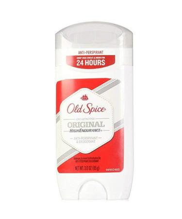 Old Spice High Endurance Anti-Perspirant & Deodorant Original 3 oz (Pack of 7)