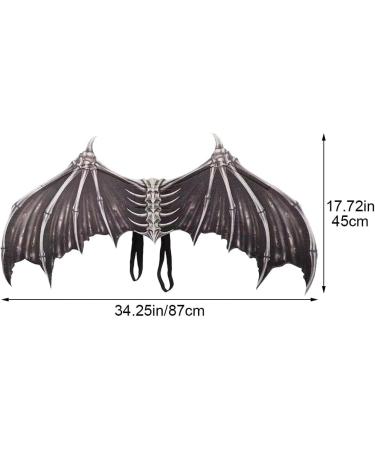 Cosplay Wings Angel Wings White Black Devil Skull Vampires Props Role Play Party Show Halloween Mardi Gras - Buy Online on SooperMarket.com