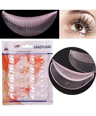 10 Pairs Silicone Eyelash Perming Curler Pads - S/M/L Lash Lift Rods for Perfect Makeup | International Shipping Available - Buy Online on SooperMarket.com