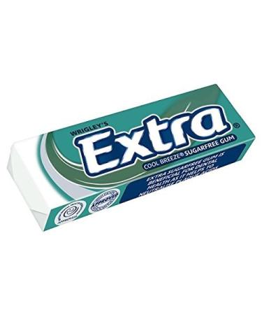Wrigley's Extra Cool Breeze Sugarfree Gum Full Box (30 Packs) Tasty And Twisty Treat Gift Hamper