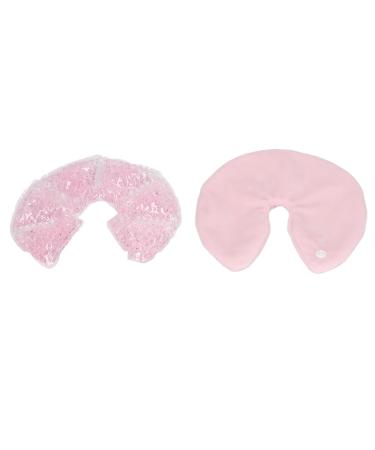 Breast Gel Pad Hot Cold Compress for Breastfeeding Promote Milk Flowing Reduce Swelling Special Shape Excellent Gel () Pink