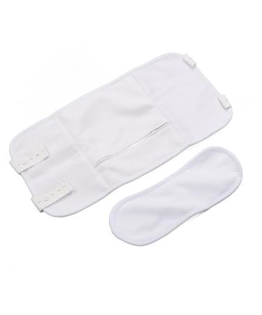 Buy Organic White Castor Oil Wrap Pack for Waist & Neck - Reusable Adjustable Promotes Relaxation & Digestion - International Shipping Available - Buy Online on SooperMarket.com