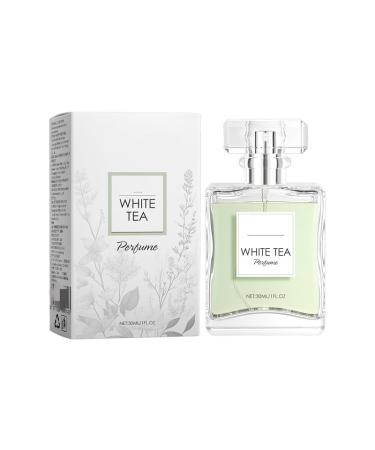 White Tea Perfume White Tea Eau De Toilette Spray Perfume for Women Refreshingly Elegant Long-Lasting Fragrance Women's Perfume Unveiling Sophisticated Charm (1 pack)