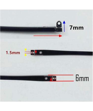 Ranara Replacement Glasses End Tips - Red Plastic Goggles & Accessories for Temporal Computing Frame Repair - Buy Online on SooperMarket.com