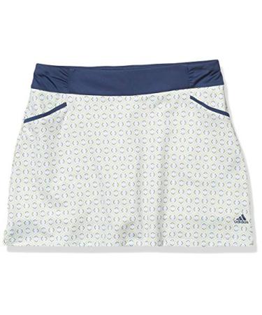 adidas Girls' Printed Skort Tech Indigo Large